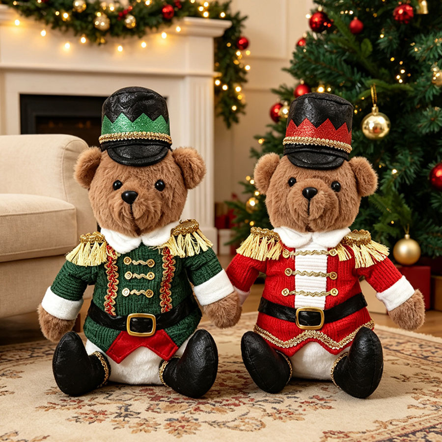 Nutcracker Figurine - دمية دب الجندي لعيد الميلاد، لعبة