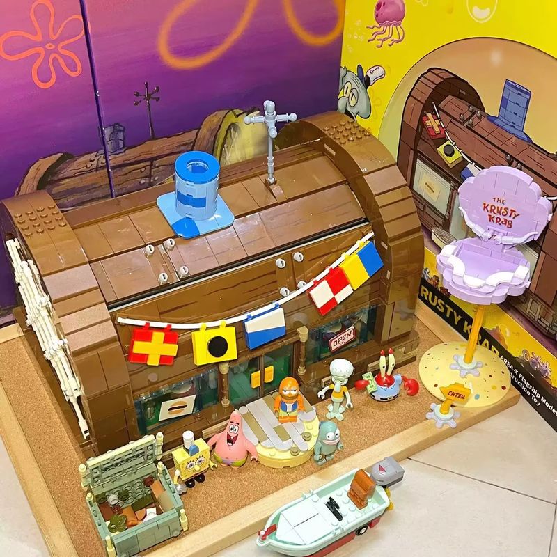 مجموعة مكعبات بناء سبونج بوب ك - مراجعة Lego Set Technic وسعره