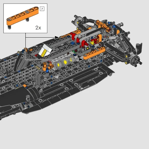 مجموعة بناء سيارة سباق ماكلاري - مراجعة Lego Set Technic وسعره