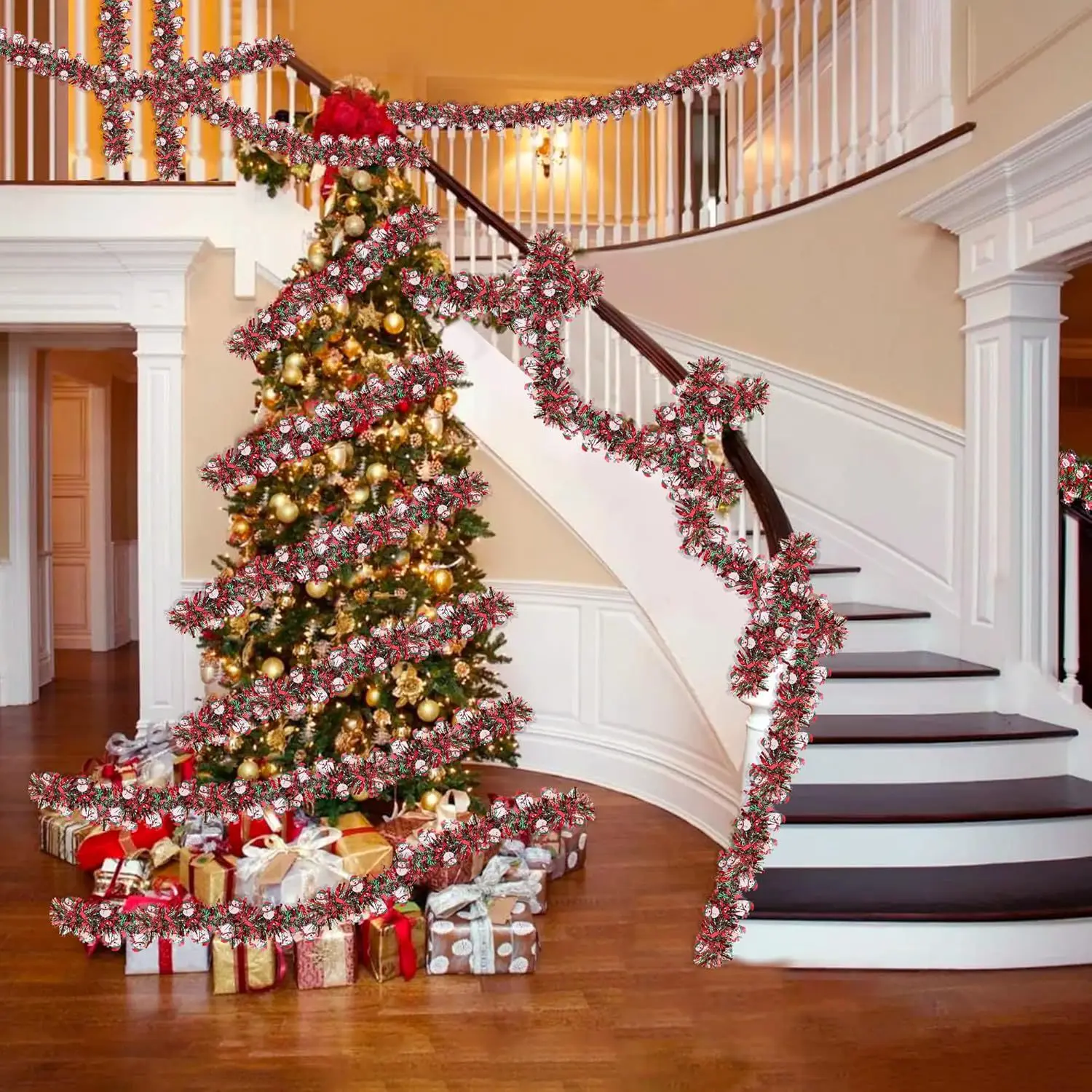 إكليل زينة عيد الميلاد من شرائ - مراجعة Christmas Stocking Hanging وسعره