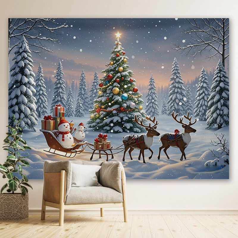 VIKAMA نسيج حائط شجرة عيد المي - مراجعة Christmas Tree Artificial وسعره