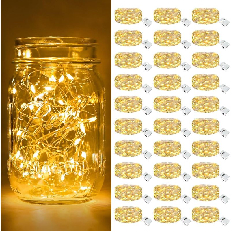 أضواء LED مقاومة للماء بطول 1  - مراجعة Led Fairy String Lights وسعره